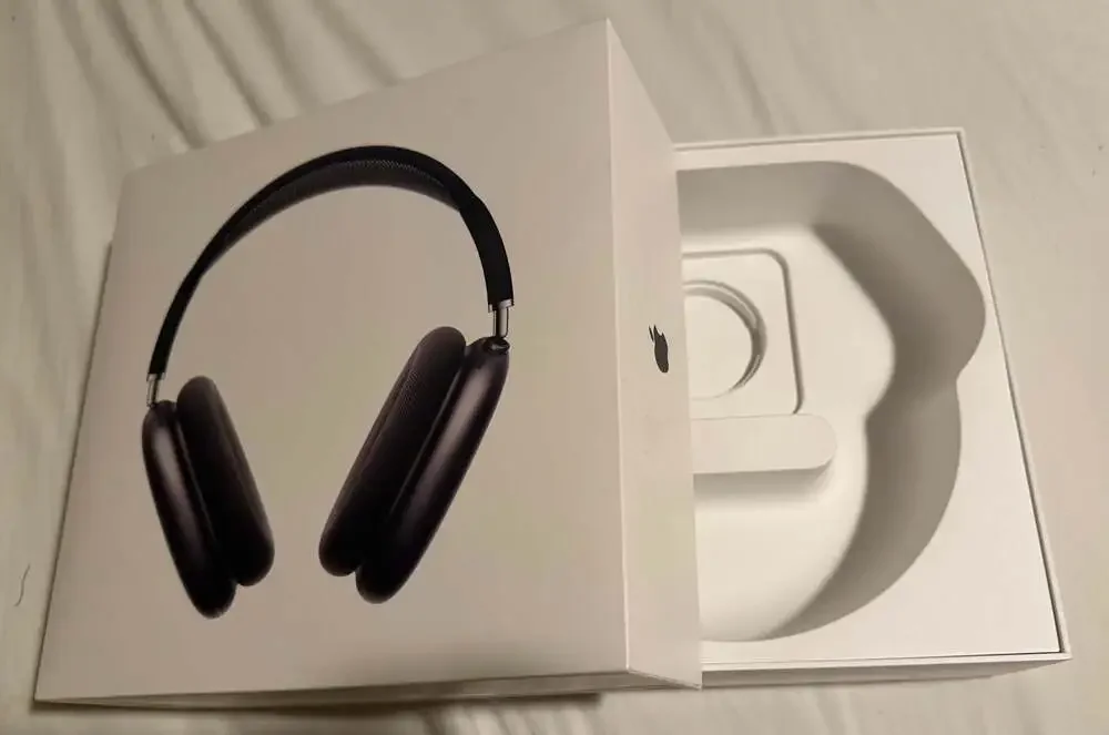 EMPTY Apple AirPods Max Wireless BOX Space Gray ( NO HEADPHONES INSIDE)